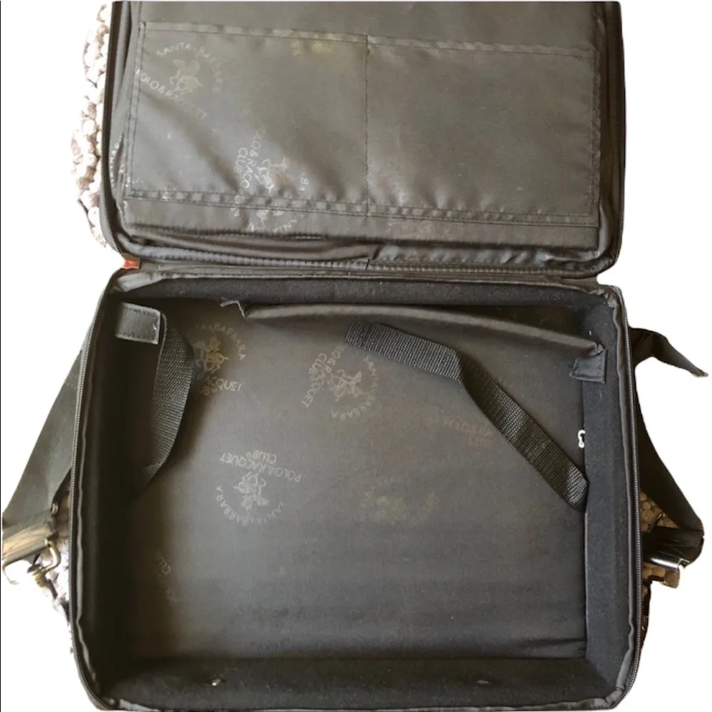 Santa Barbara Polo & Racquet Club Laptop Messenger Crossbody Bag